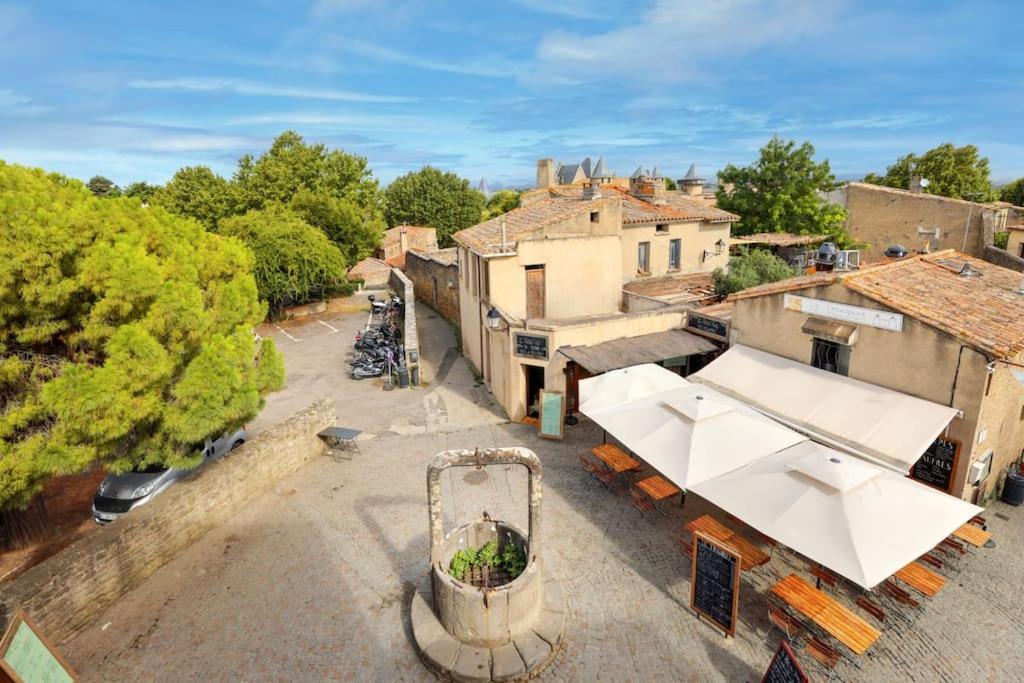 La Demeure Du Chevalier D'Argent- Parking Gratuit Apartment Carcassonne Luaran gambar